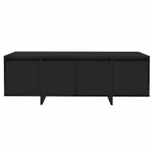 TV skříňka černá 120 x 30 x 40,5 cm kompozitní dřevo - obrázek 6