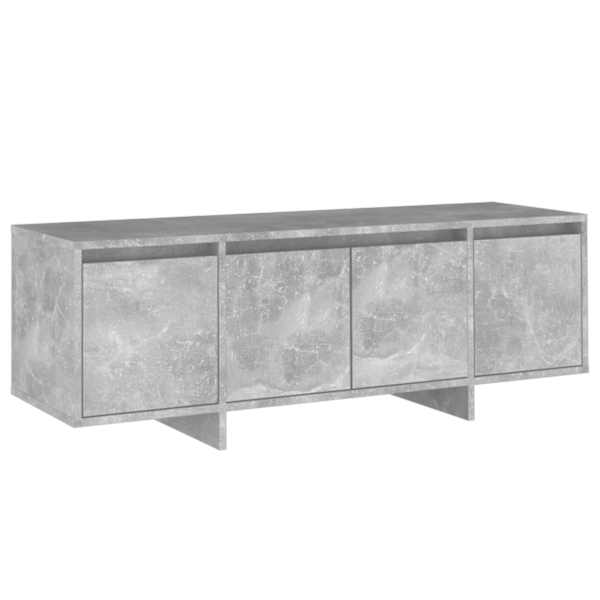 vidaXL telerikapp, betoonhall, 120x30x40,5 cm, tehispuit