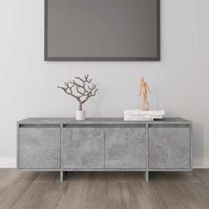 TV skříňka betonově šedá 120 x 30 x 40,5 cm kompozitní dřevo - obrázek 1