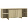 vidaXL telerialus, Sonoma tamm, 130 x 35 x 50 cm, puitlaastplaat