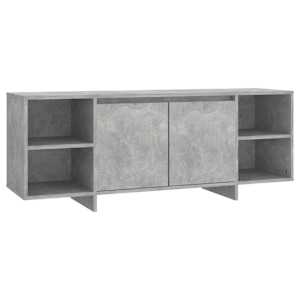 TV stolek betonově šedý 130 x 35 x 50 cm dřevotříska - obrázek 2