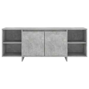 TV stolek betonově šedý 130 x 35 x 50 cm dřevotříska - obrázek 5
