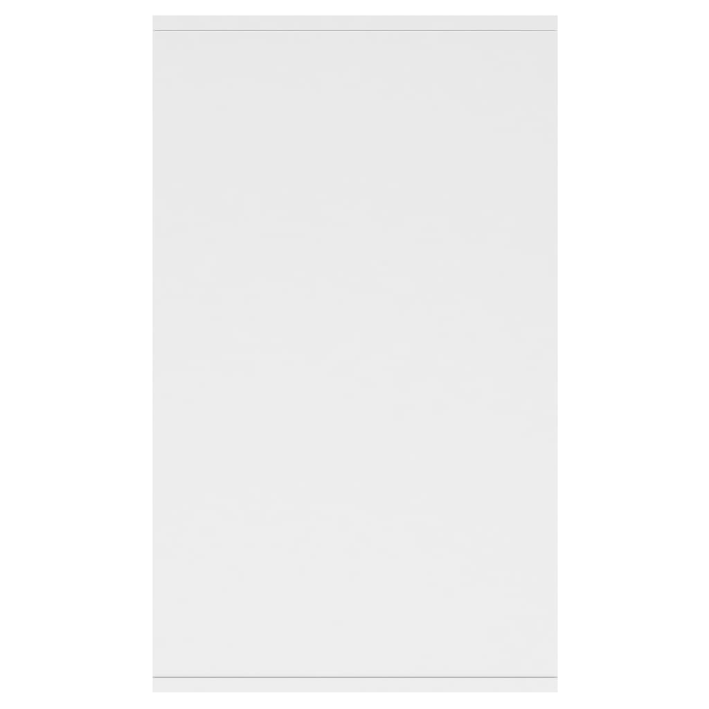 fehér forgácslap tálalószekrény 135 x 41 x 75 cm