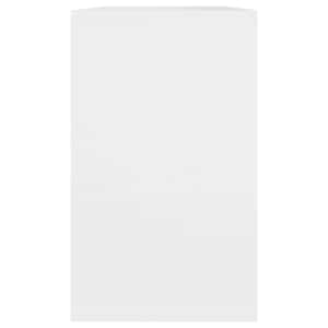 Příborník bílý 120 x 41 x 75 cm dřevotříska - obrázek 6