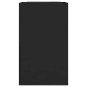 Příborník černý 120 x 41 x 75 cm dřevotříska - obrázek 6