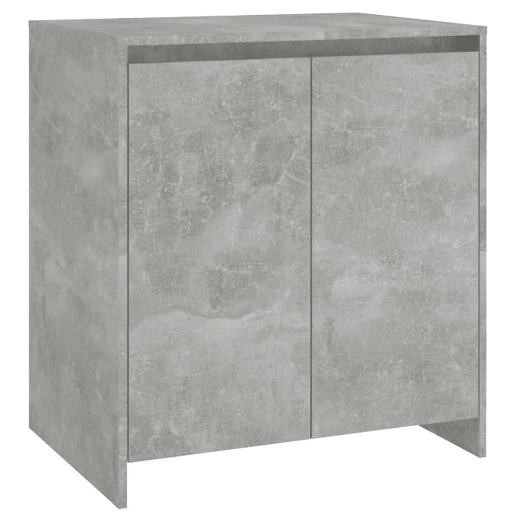 E-shop vidaXL Komoda betónovo sivá 70x41x75 cm spracované drevo