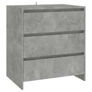 Příborník betonově šedý 70x41x75 cm kompozitní dřevo - obrázek 2