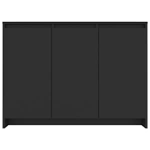 Příborník černý 102 x 33 x 75 cm kompozitní dřevo - obrázek 6