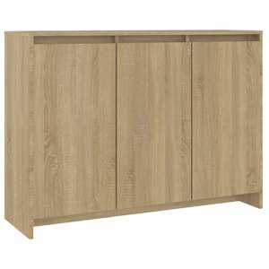 vidaXL puhvetkapp, Sonoma tamm, 102x33x75 cm, tehispuit