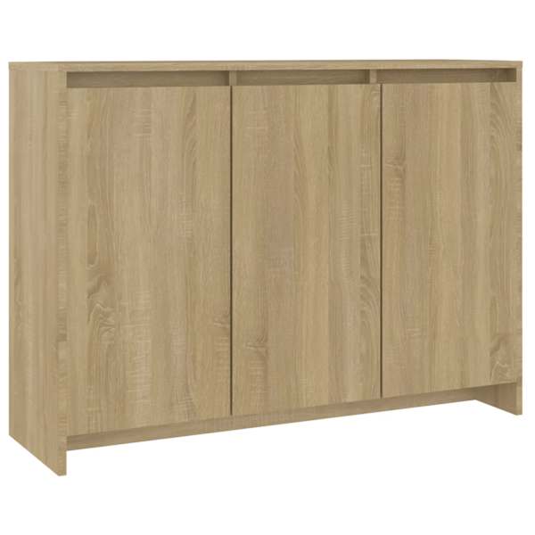 vidaXL puhvetkapp, Sonoma tamm, 102x33x75 cm, tehispuit