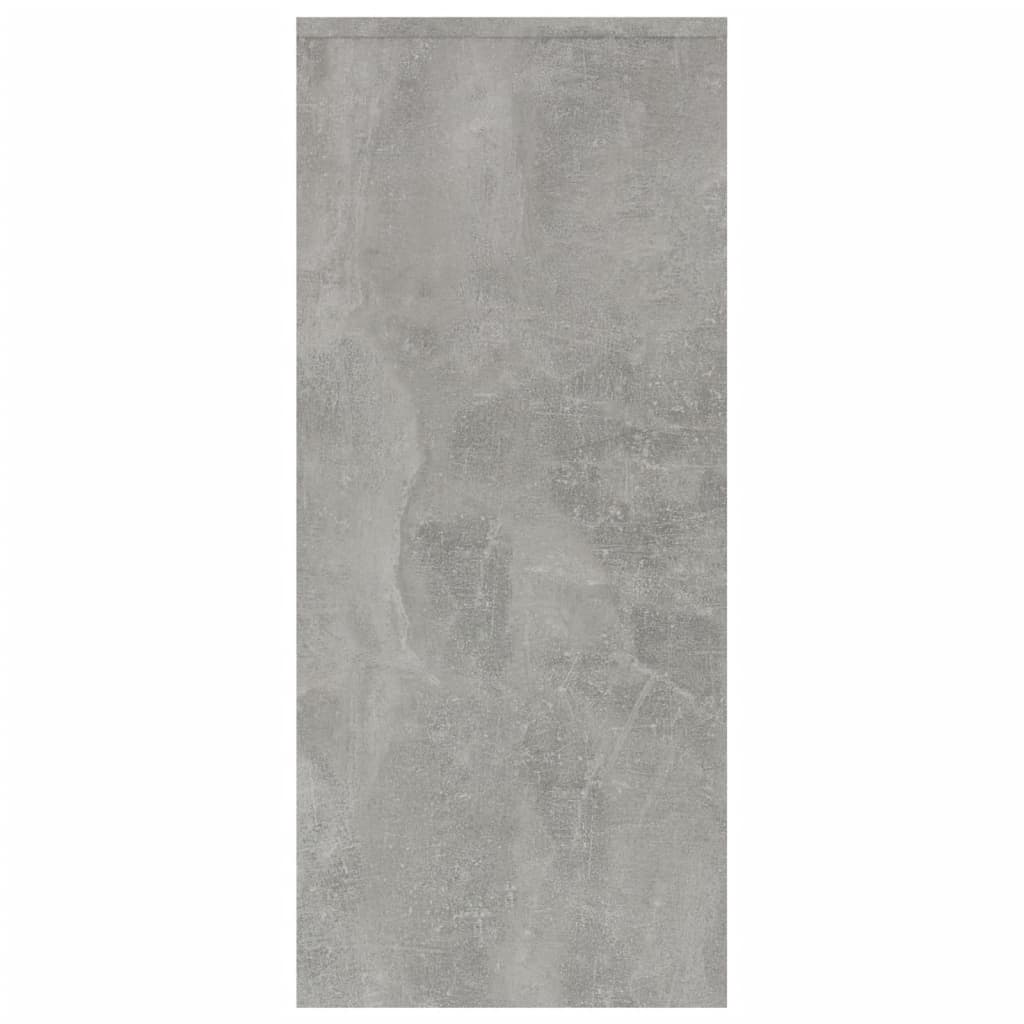 betonszürke forgácslap tálalószekrény 102 x 33 x 75 cm