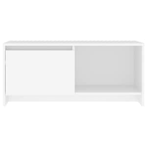 TV skříňka bílá 90 x 35 x 40 cm dřevotříska - obrázek 5