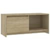 vidaXL telerikapp Sonoma tamm 90x35x40 cm tehispuit