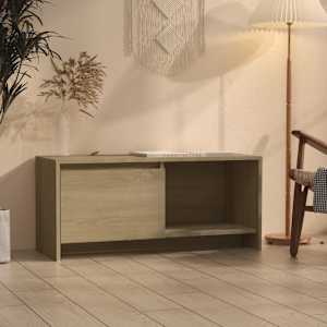 TV skříňka dub sonoma 90 x 35 x 40 cm kompozitní dřevo - obrázek 1
