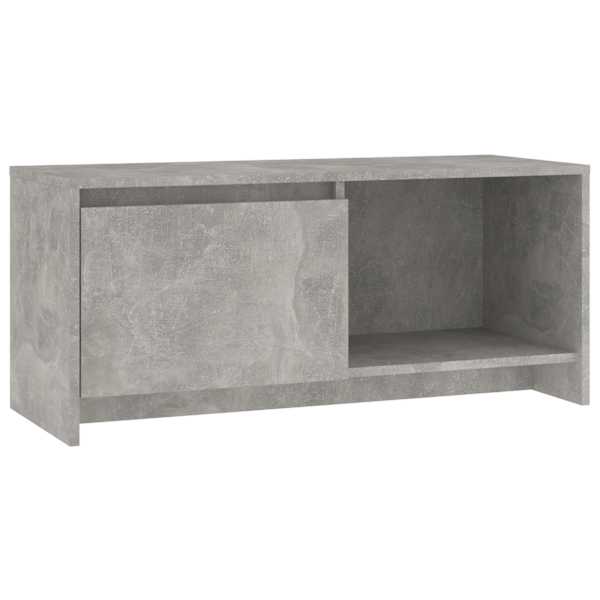 vidaXL telerikapp, betoonhall, 90x35x40 cm, tehispuit