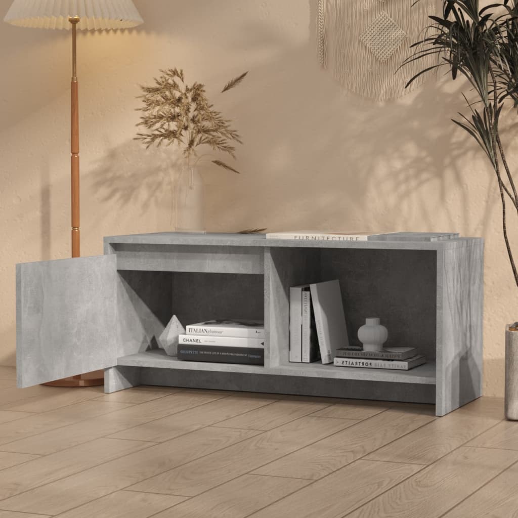 

vidaXL Tv-meubel 90x35x40 cm spaanplaat betongrijs