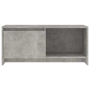 TV skříňka betonově šedá 90 x 35 x 40 cm kompozitní dřevo - obrázek 5