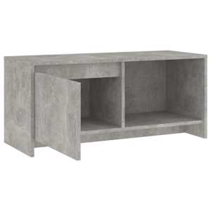 TV skříňka betonově šedá 90 x 35 x 40 cm kompozitní dřevo - obrázek 7