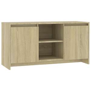 TV skříňka dub sonoma 102 x 37,5 x 52,5 cm kompozitní dřevo - obrázek 2