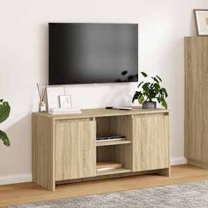 TV skříňka dub sonoma 102 x 37,5 x 52,5 cm kompozitní dřevo - obrázek 1