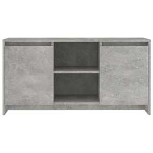 TV skříňka betonově šedá 102 x 37,5 x 52,5 cm kompozitní dřevo - obrázek 3
