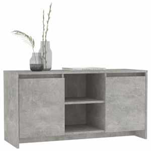 TV skříňka betonově šedá 102 x 37,5 x 52,5 cm kompozitní dřevo - obrázek 6