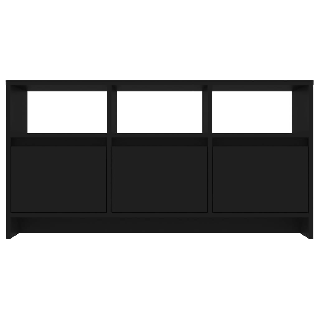 Meuble TV Noir 102×37,5×52,5 cm Aggloméré | meublestv.fr 7
