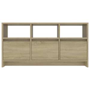 TV skříňka dub sonoma 102 x 37,5 x 52,5 cm kompozitní dřevo - obrázek 6