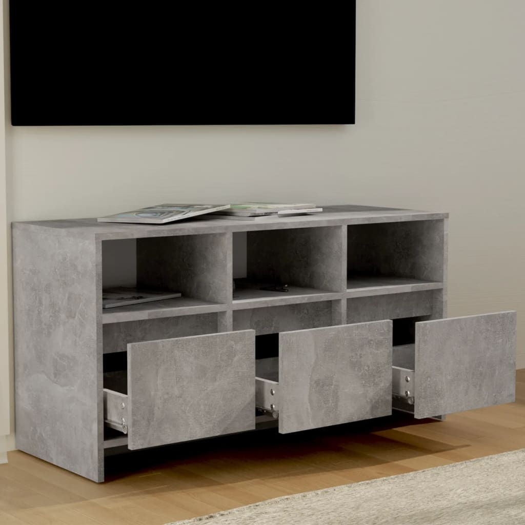 

vidaXL Tv-meubel 102x37,5x52,5 cm spaanplaat betongrijs