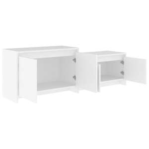 TV skříňka bílá 146,5 x 35 x 50 cm kompozitní dřevo - obrázek 8