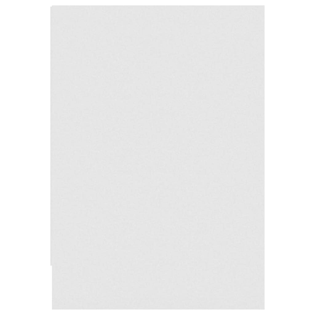 Magasfényű fehér forgácslap TV-szekrény 146,5 x 35 x 50 cm 