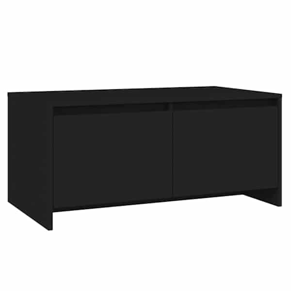 vidaXL kohvilaud, must, 90x50x41,5 cm, tehispuit