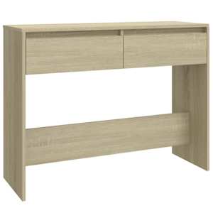 Konzolový stolek dub sonoma 100 x 35 x 76,5 cm kompozitní dřevo - obrázek 2
