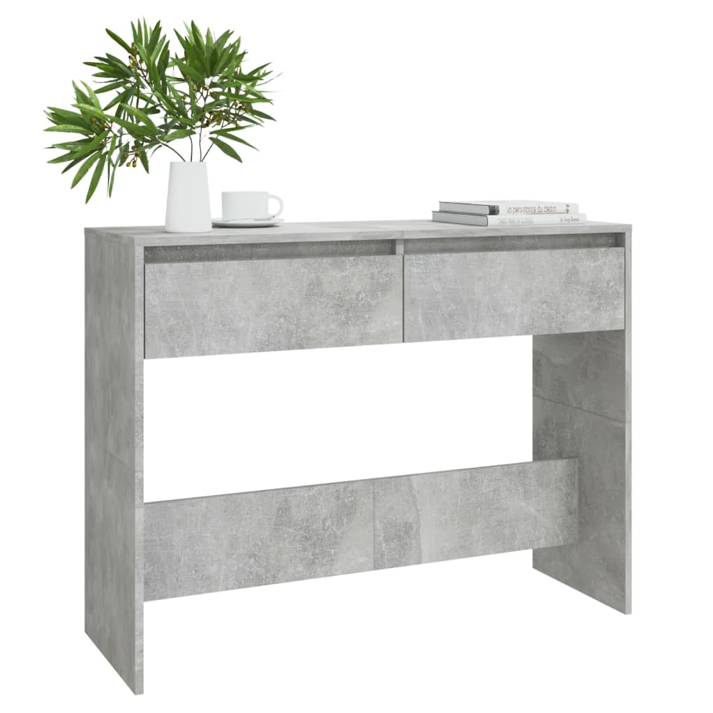 

vidaXL Wandmeubel 100x35x75,5 cm spaanplaat betongrijs