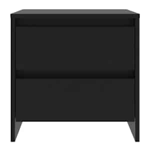 vidaXL Szafka nocna, czarna, 45x34,5x44,5 cm, materiał drewnopochodny