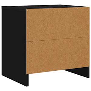 Noční stolky 2 ks černé 45 x 34 x 44,5 cm dřevotříska - obrázek 9
