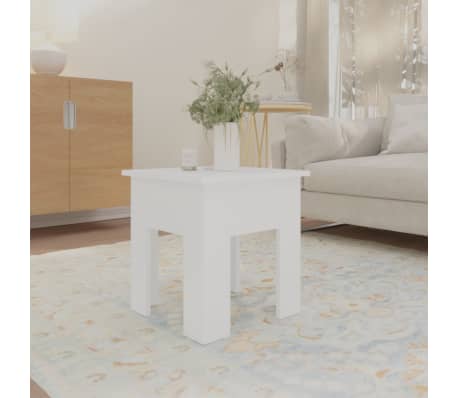 vidaXL Couchtisch Wei&szlig; 40x40x42 cm Holzwerkstoff