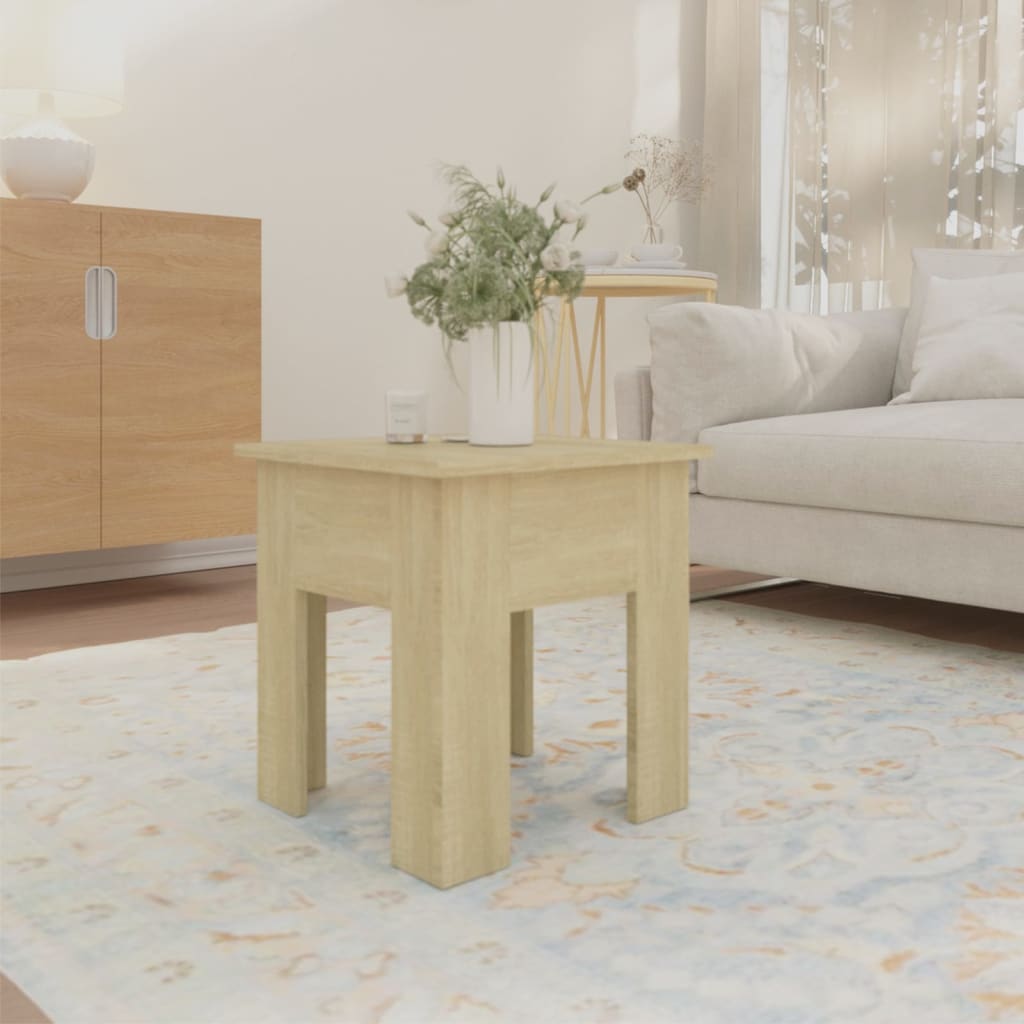 

vidaXL Salontafel 40x40x42 cm spaanplaat sonoma eikenkleurig