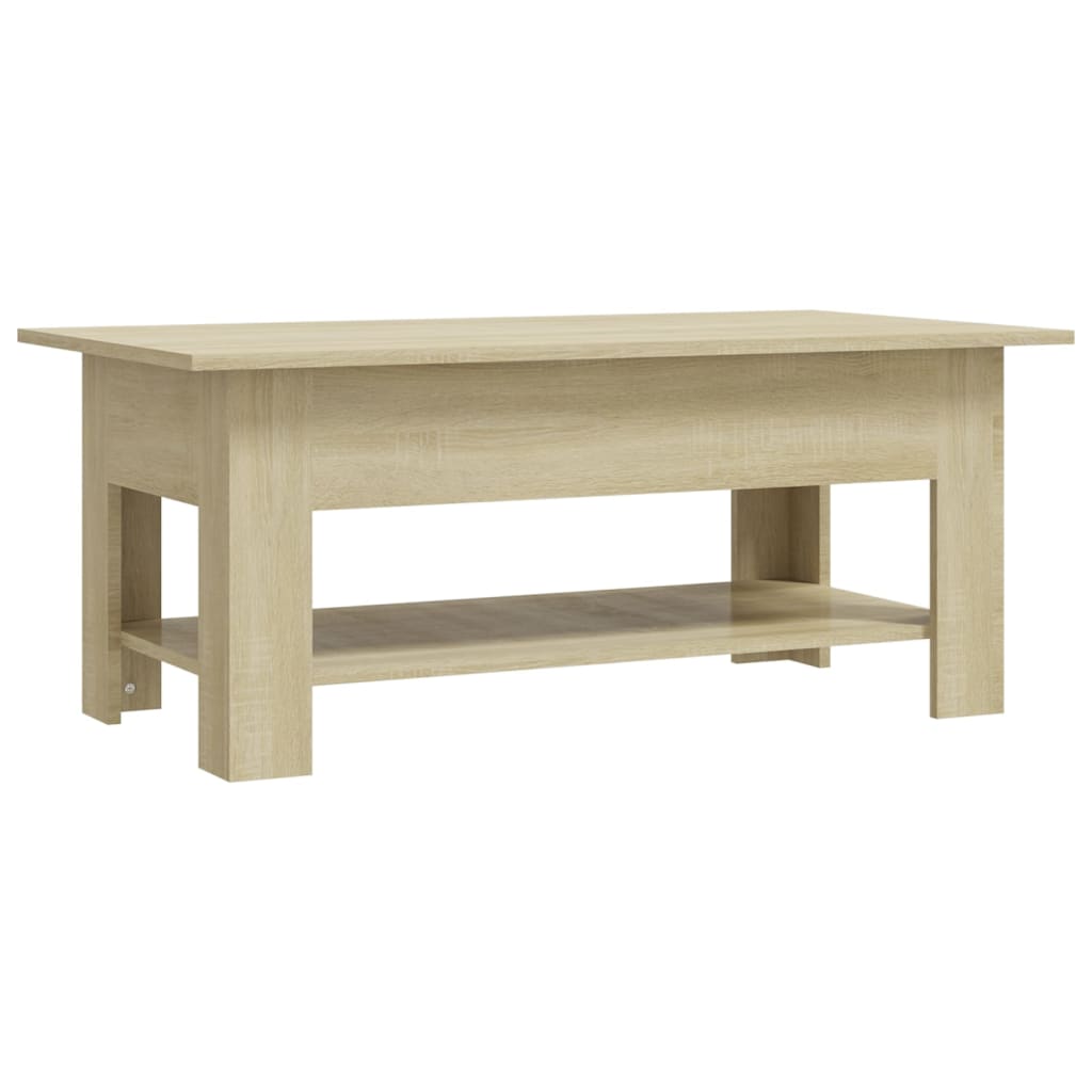 VidaXL Table Basse Chêne Sonoma 102x55x42 Cm Aggloméré