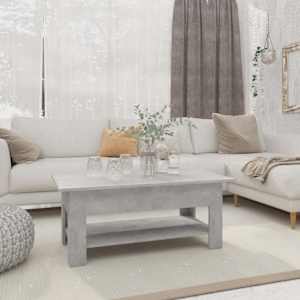 Konferenční stolek betonově šedý 102x55x42 cm kompozitní dřevo - obrázek 1