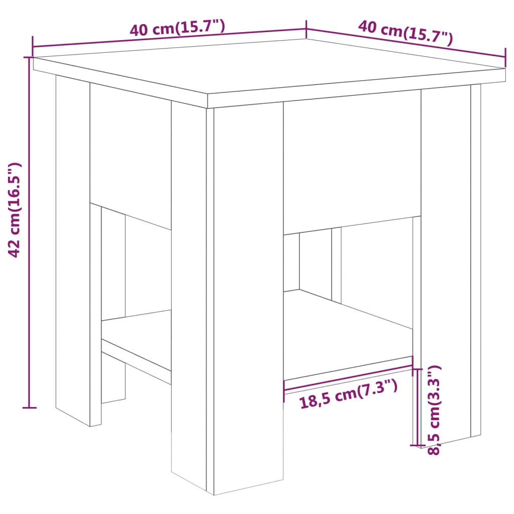 White high gloss on sale occasional table