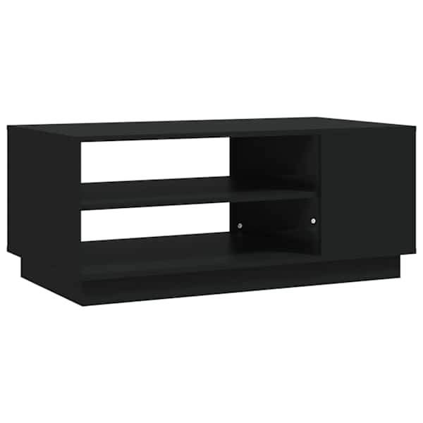 vidaXL kohvilaud, must, 102 x 55 x 43 cm, puitlaastplaat