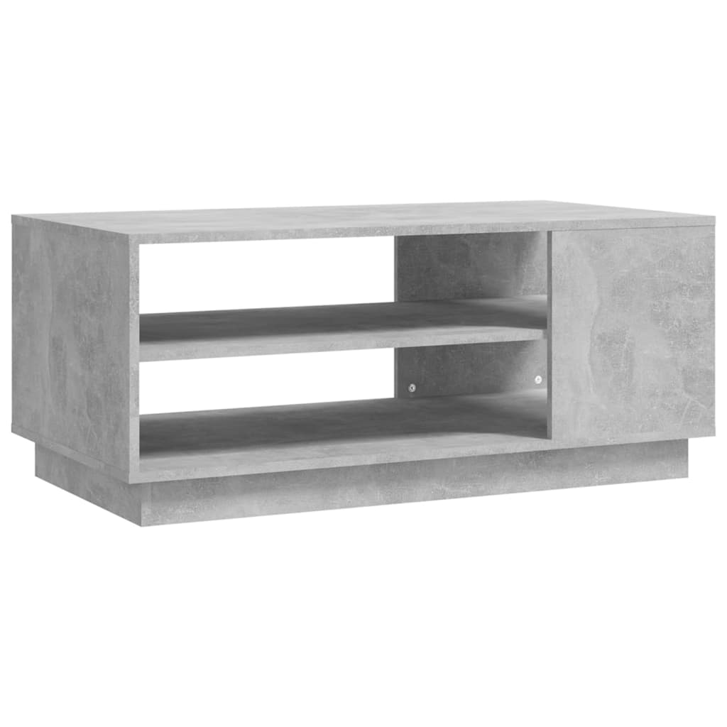 Image of vidaXL Coffee Table Concrete Grey 102x55x43 cm Engineered Wood