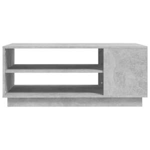 Konferenční stolek betonově šedý 102 x 55 x 43 cm dřevotříska - obrázek 4