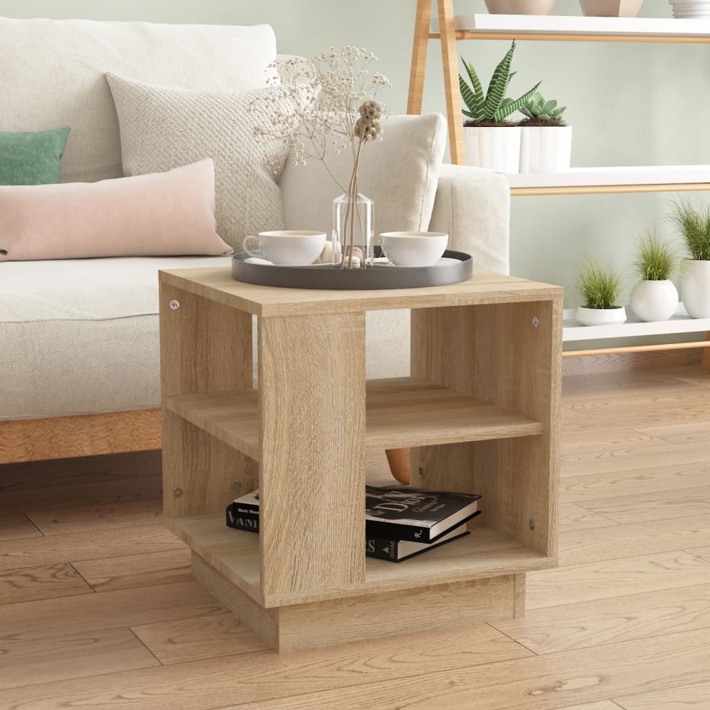 vidaXL Couchtisch Sonoma-Eiche 40x40x43 cm Holzwerkstoff