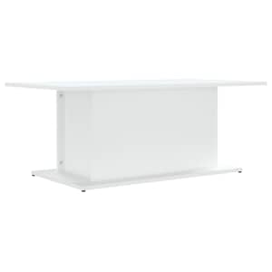 Konferenční stolek bílý 102 x 55,5 x 40 cm kompozitní dřevo - obrázek 2