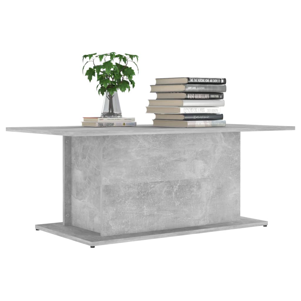 

vidaXL Salontafelset 102x55,5x40 cm spaanplaat betongrijs