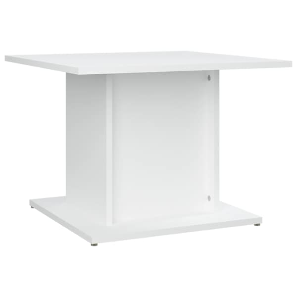 vidaXL kohvilaud, valge, 55,5x55,5x40 cm tehispuit