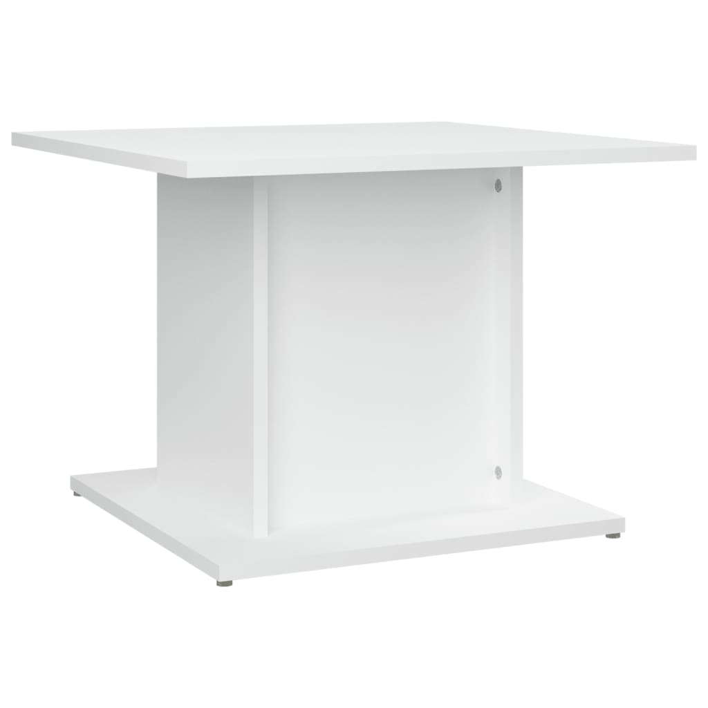 VidaXL Table Basse Blanc 55,5x55,5x40 Cm Aggloméré