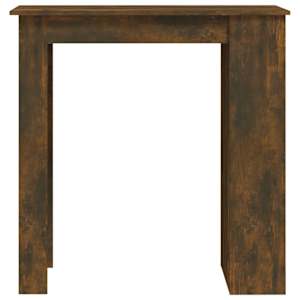 Barový stůl s úložným regálem kouřový dub 102 x 50 x 103,5 cm - obrázek 5